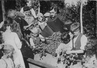 Children helping out