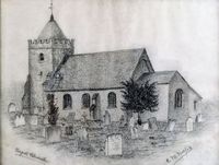 St Thomas a Becket, sketch by Esther Buggs