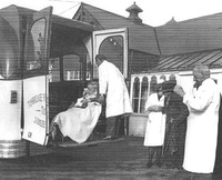 Capel Hospital patient transfer - 1966